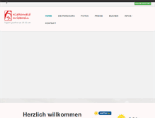 Tablet Screenshot of kletterwald-kriebstein.de